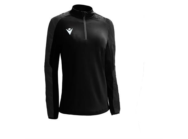 Dora Womens 1/4 Zip Top  BLK XL Teknisk treningsgenser til dame 