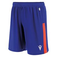 Skara Short Elect.Blue/Ora 4XS Teknisk shorts i ECO-tekstil - Unisex