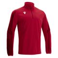 Arno 1/4 Zip Top RED 4XL Teknisk treningsgenser - Unisex