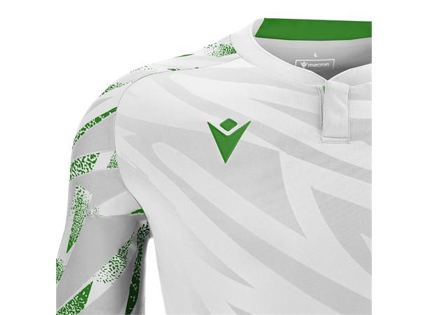 Themis Eco Match Day Shirt WHT/GRN L Teknisk spillerdrakt i ECO-tekstil 