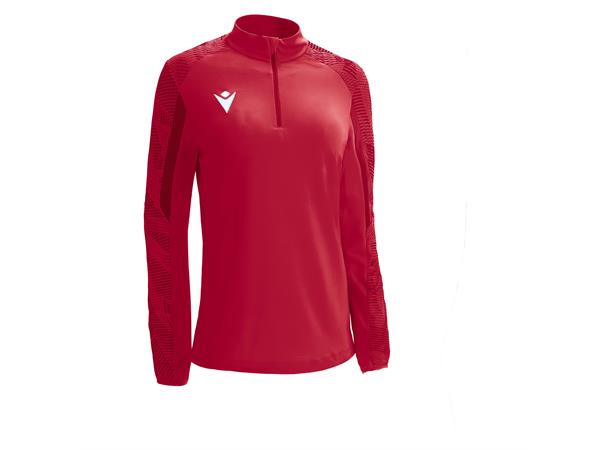 Dora Womens 1/4 Zip Top  RED 3XS Teknisk treningsgenser til dame 