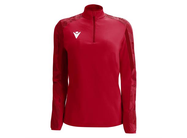 Dora Womens 1/4 Zip Top  RED 3XS Teknisk treningsgenser til dame 
