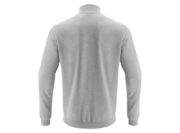 Beat Full Zip Sweathshirt GRY XXL Fritidsjakke i børstet fleece - Unisex 
