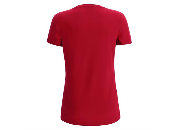 Lute Womens Cotton T-shirt RED XS T-skjorte med feminint snitt 