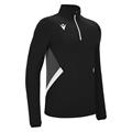 Piave 1/4 Zip Top BLK/WHT M Teknisk treningsgenser - Unisex