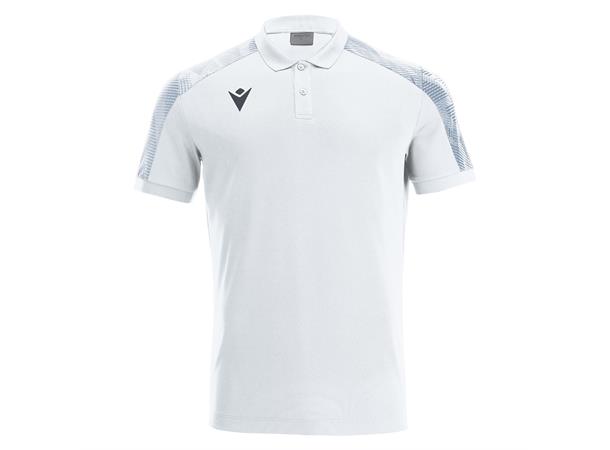 Rock Polo WHT/SILVER M Teknisk poloskjorte 