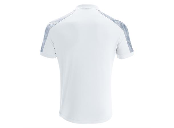 Rock Polo WHT/SILVER M Teknisk poloskjorte 