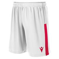 Skara Short WHT/RED L Teknisk shorts i ECO-tekstil - Unisex