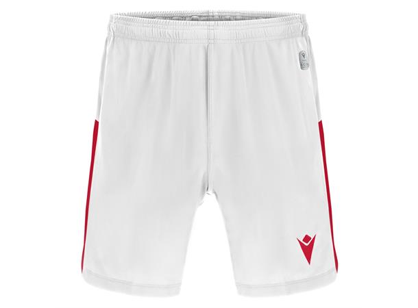 Skara Short WHT/RED L Teknisk shorts i ECO-tekstil - Unisex 