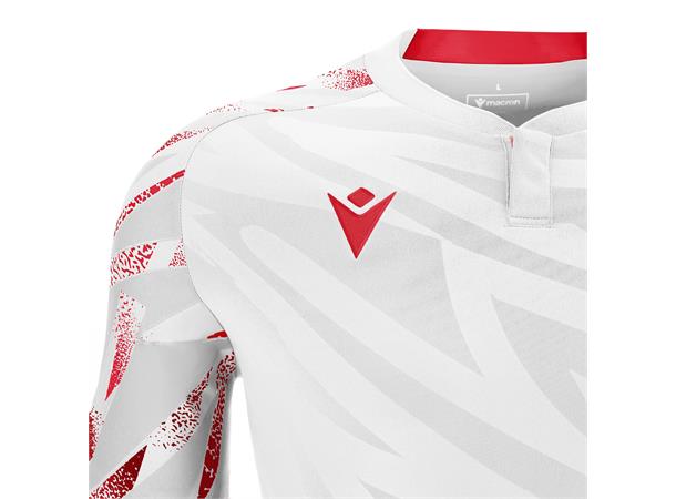 Themis Eco Match Day Shirt WHT/RED L Teknisk spillerdrakt i ECO-tekstil 