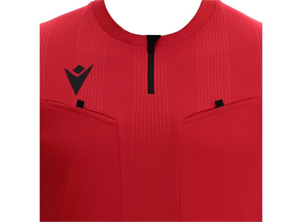 Dienst Referee ECO shirt RED S Teknisk dommerdrakt i ECO- tekstil 