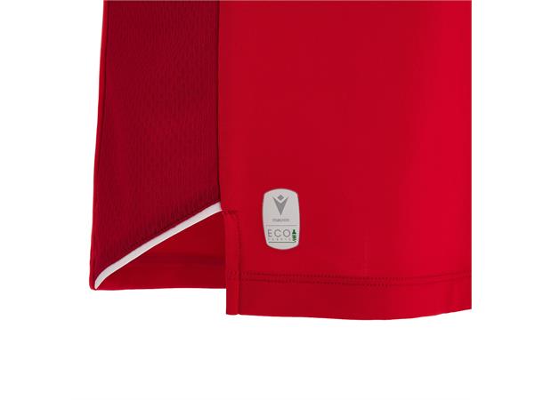 Steel Eco Womans Shirt RED/WHT XS Teknisk spillerdrakt i ECO-tekstil 