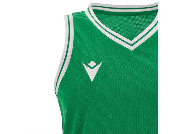 Tellurium Eco W Basket Shirt GRN/WHT XS Teknisk basketdrakt i Eco tekstil 