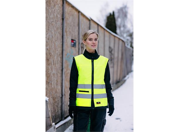 Norrköping Refleksvest NYEL L Refleksvest med glidelås 