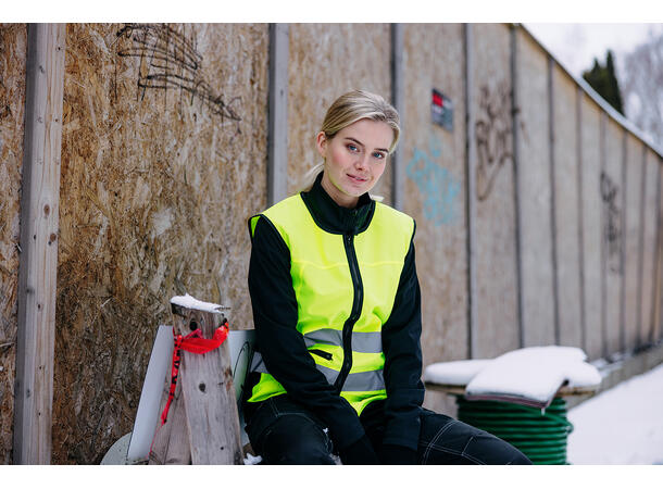 Norrköping Refleksvest NYEL L Refleksvest med glidelås 