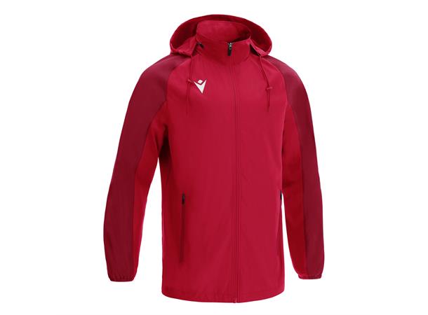 Elbrus Full Zip Rain Jacket RED M Teknisk regnjakke - Unisex 