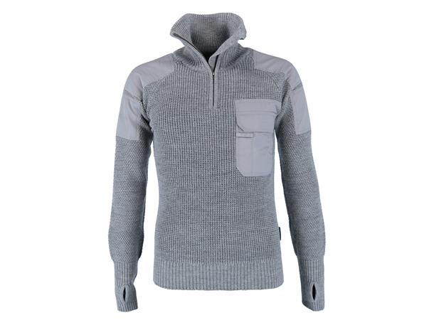 Amethyst Wool Sweather Grey M L Komfortabel ullgenser -  Unisex 