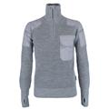 Amethyst Wool Sweather Grey M L Komfortabel ullgenser -  Unisex