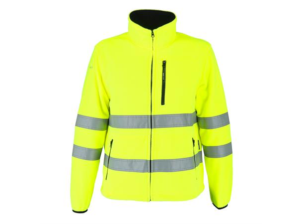 Celsian Fleece Jacket Hi Vis S.YEL XL Hi-Vis Polarfleece jakke - Unisex 