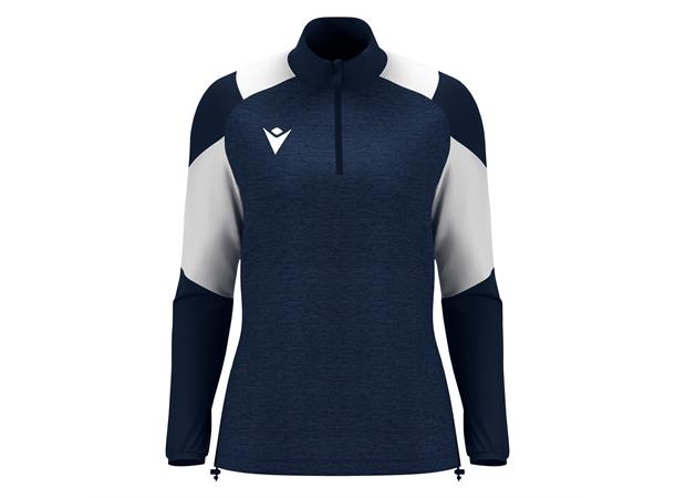 Chantico 1/4 Zip Top Wmn NAV/WHT 3XL Teknisk treningsgenser til dame 