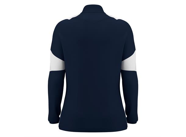Chantico 1/4 Zip Top Wmn NAV/WHT 3XL Teknisk treningsgenser til dame 