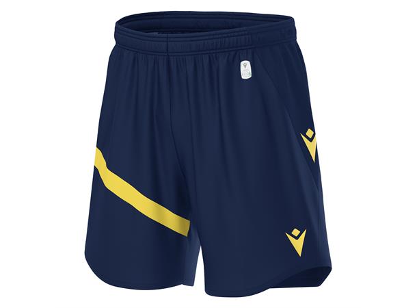 Shen Eco Match Day Shorts NAV/YEL 3XL Teknisk shorts i ECO-tekstil - Unisex 
