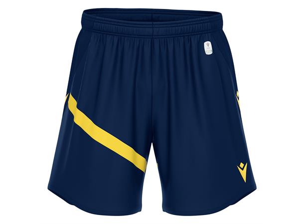 Shen Eco Match Day Shorts NAV/YEL 3XL Teknisk shorts i ECO-tekstil - Unisex 