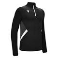 Fraser 1/4 Zip Top BLK/WHT XL Teknisk treningsgenser - Unisex