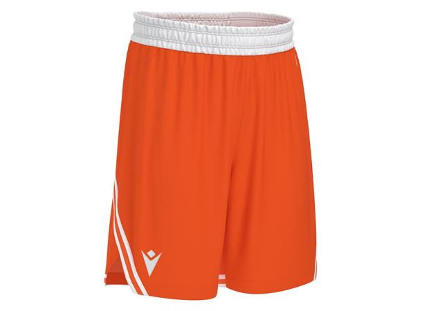Kansas Basket Eco Shorts ORA/WHT 3XL Teknisk basketshorts - Unisex 