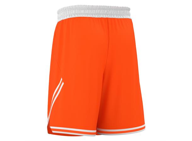 Kansas Basket Eco Shorts ORA/WHT 3XL Teknisk basketshorts - Unisex 