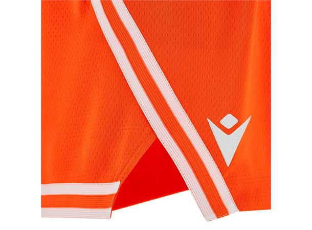 Kansas Basket Eco Shorts ORA/WHT 3XL Teknisk basketshorts - Unisex 
