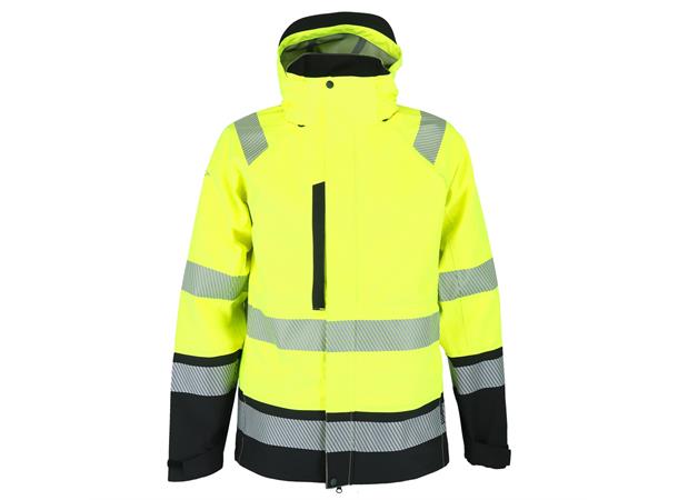 Sulfur Shell Jacket Hi-Vis Safety Yel L High visibility skalljakke - Unisex 
