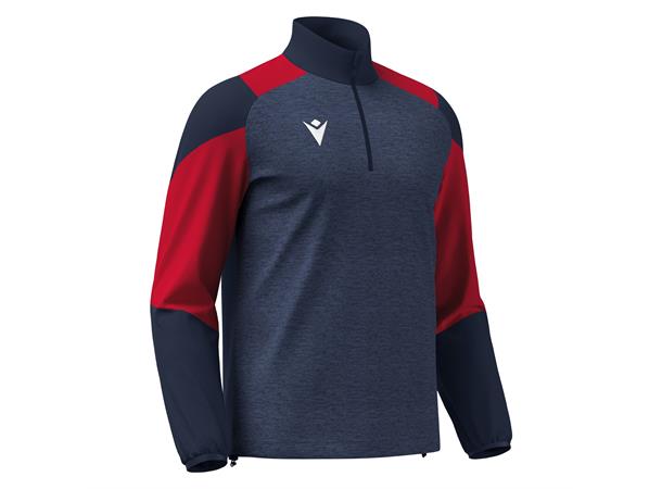 Cuzco Training 1/4 Zip Top NAV/RED XL Teknisk treningsgenser - Unisex 