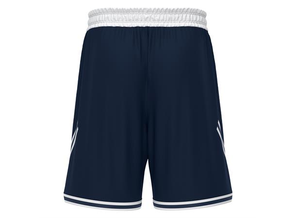 Kansas Basket Eco Shorts NAV/WHT 3XL Teknisk basketshorts - Unisex 
