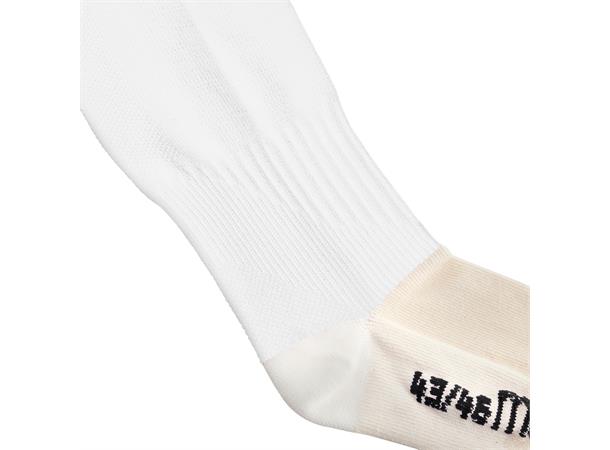 Round Socks Evo WHT L Komfortable fotballsokker - Unisex 