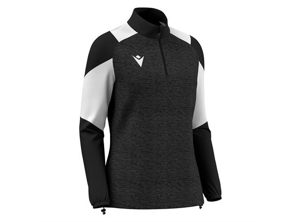 Chantico 1/4 Zip Top Wmn BLK/WHT L Teknisk treningsgenser til dame 