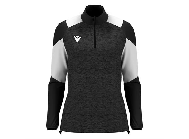 Chantico 1/4 Zip Top Wmn BLK/WHT L Teknisk treningsgenser til dame 