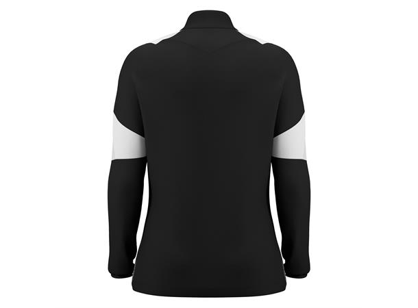 Chantico 1/4 Zip Top Wmn BLK/WHT L Teknisk treningsgenser til dame 