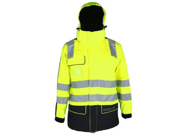 Jasper ProJacket Hi-Vis Safety Yellow L High visability jakke - Unisex 