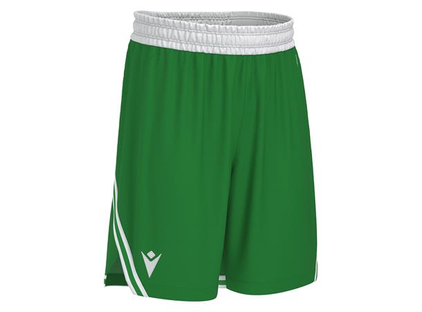 Kansas Basket Eco Shorts GRN/WHT 3XL Teknisk basketshorts - Unisex 