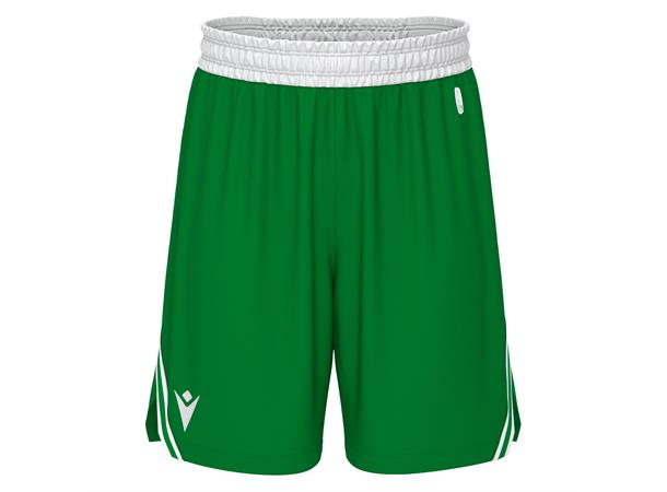 Kansas Basket Eco Shorts GRN/WHT 3XL Teknisk basketshorts - Unisex 