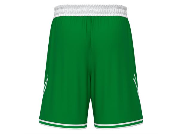 Kansas Basket Eco Shorts GRN/WHT 3XL Teknisk basketshorts - Unisex 