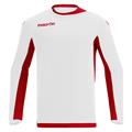 Kelt Shirt Longsleeve WHT/RED M Trenings-&amp;  kampdrakt m/lang arm-Unisex