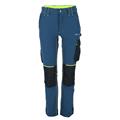 Malamut Pants W Blue Wing Teal 34 Arbeidsbukse m. 4-veis stretch til dame