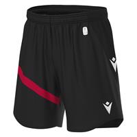 Shen Eco Match Day Shorts BLK/RED 3XL Teknisk shorts i ECO-tekstil - Unisex