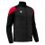 Vanir Travel Full Zip Top BLK/RED S Teknisk overtrekksjakke - Unisex 