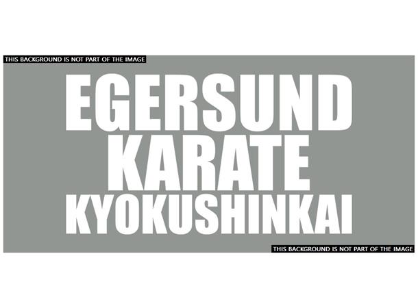 Egersund Karate Rygglogo N Transfermerke 240x136mm 