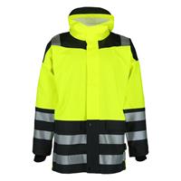 Gypsum Rainjacket Hi-Vis Safety Yellow L High visability regnjakke - Unisex