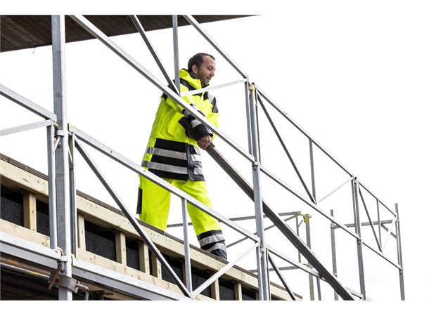 Gypsum Rainjacket Hi-Vis Safety Yellow L High visability regnjakke - Unisex 