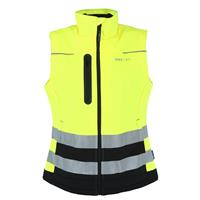 Varg Vest Hi-Vis Lady XS Softshellvest til dame